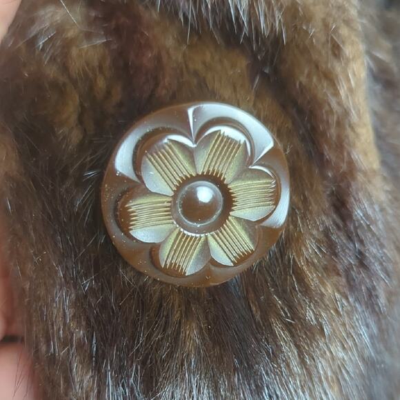 Vintage Maxi Mink Fur Coat Mod Elegance Women's Medium - Picture 8 of 14